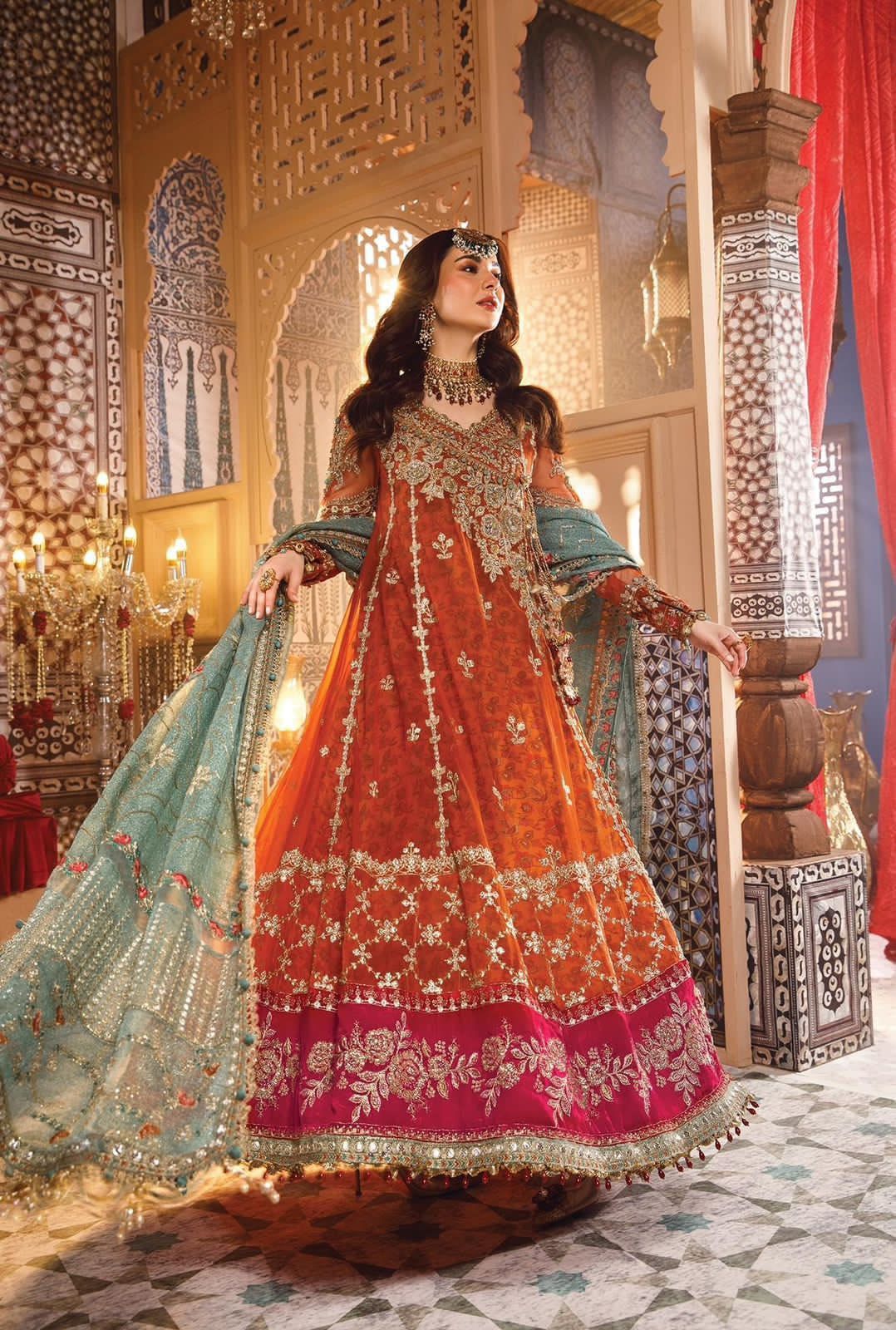 MARIA.B (PREMIUM SILK) – Luxury 3 Piece Suit