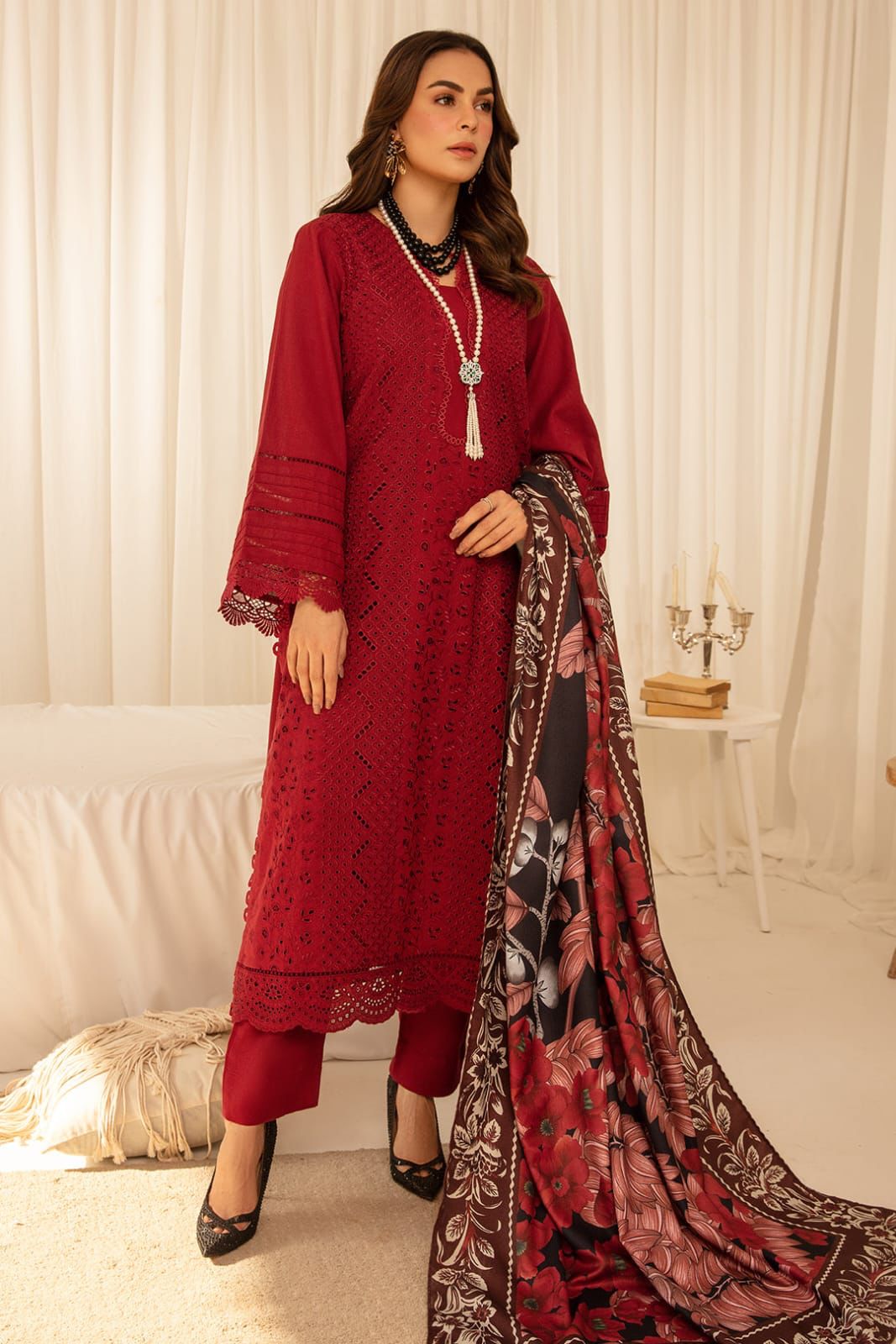 DeCLARE β Classic 3 Pc Premium Lawn Suit