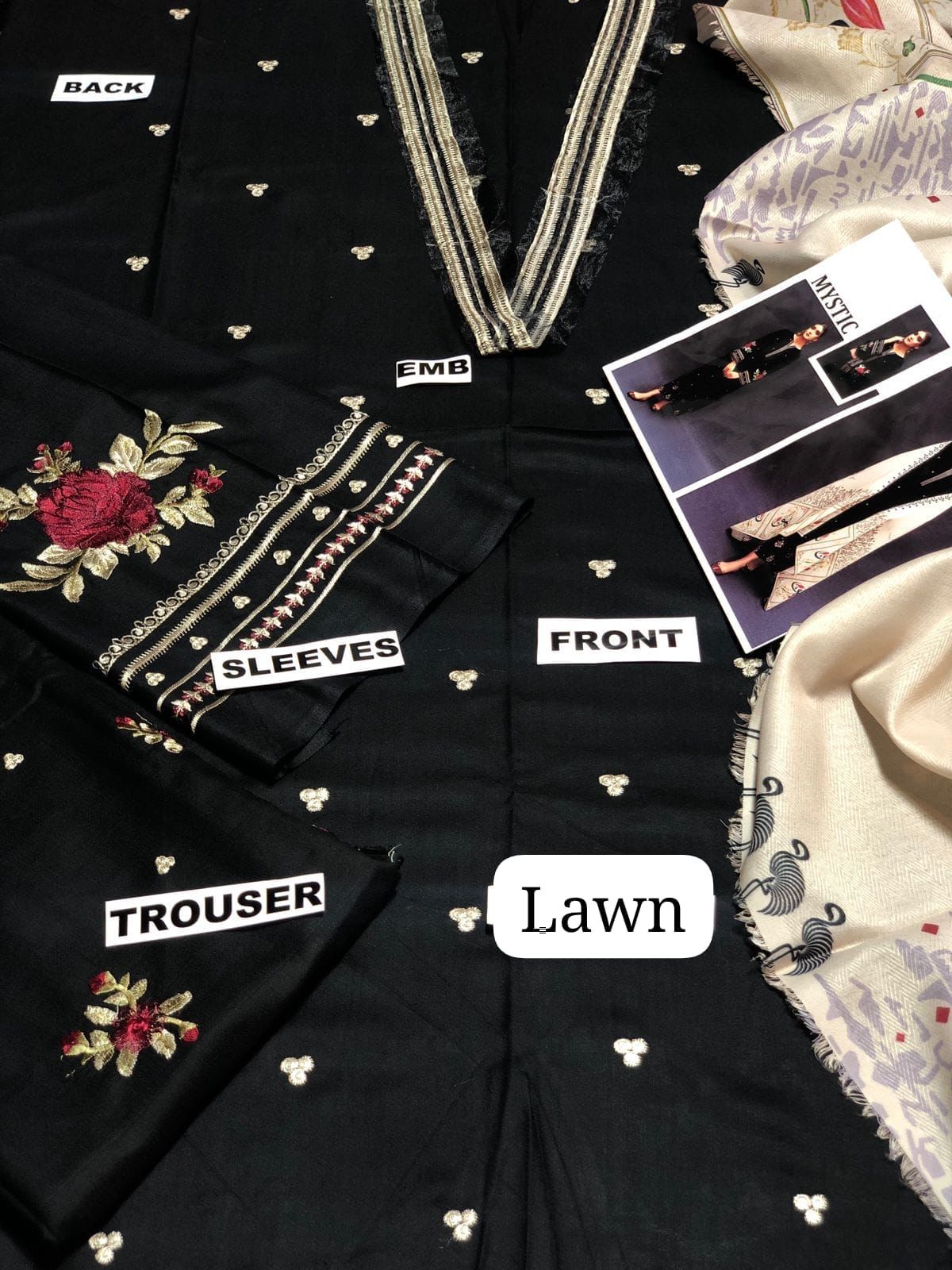 URGE – Premium 3-Piece Lawn Embroidered Suit