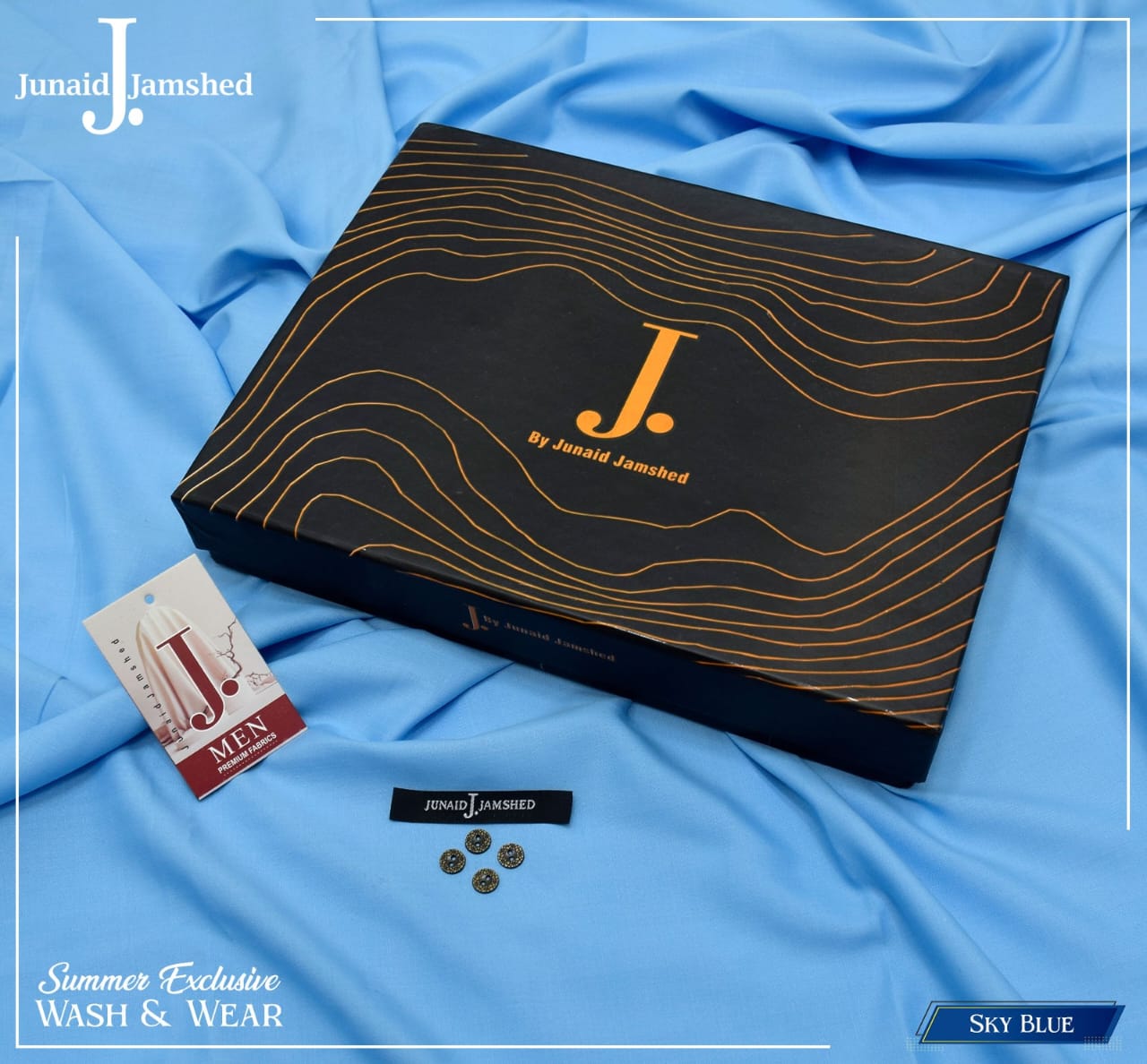 J• (MEN) WASH & WEAR – Premium Men’s Shirt Fabric