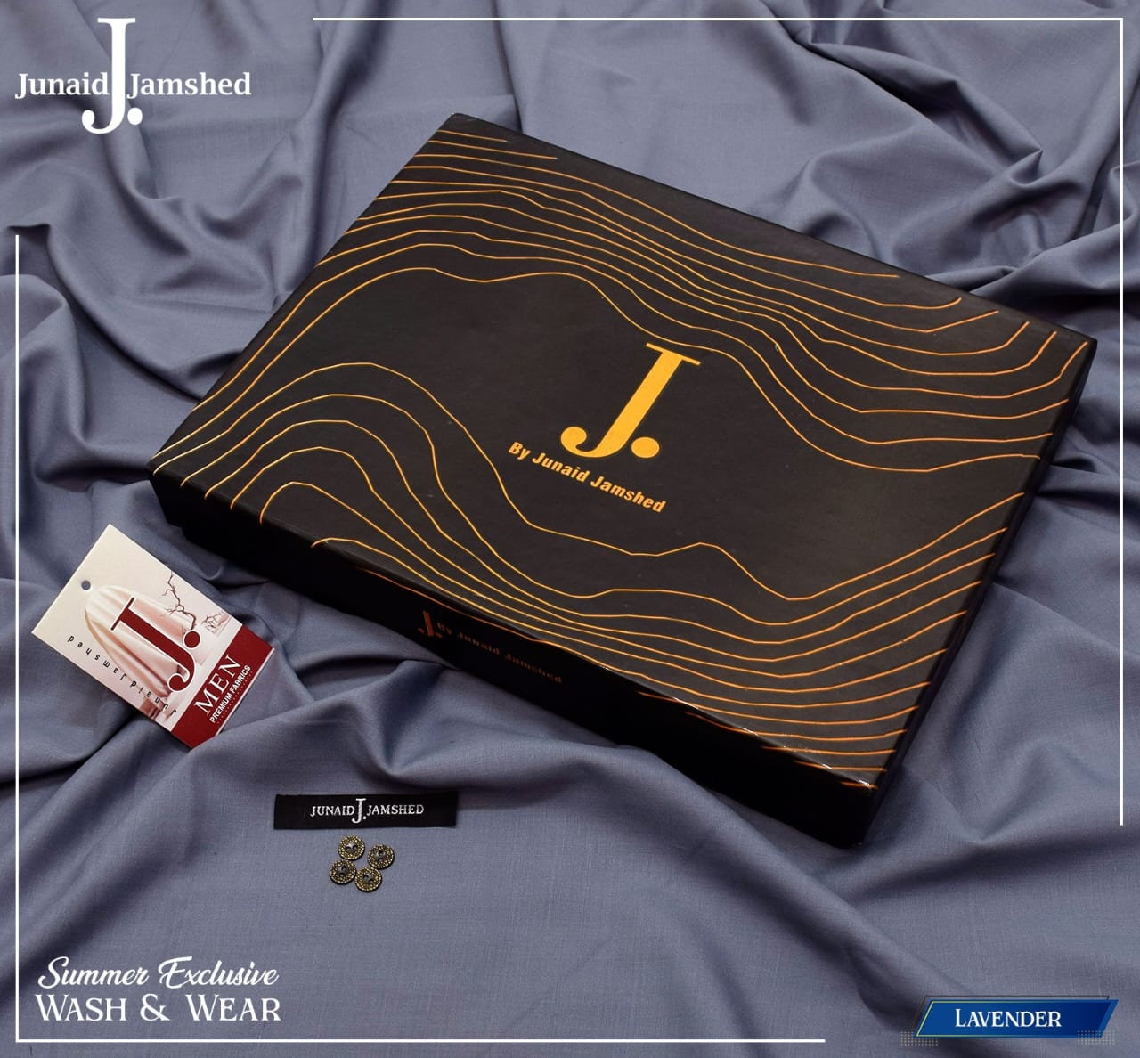 J• (MEN) WASH & WEAR – Premium Men’s Shirt Fabric