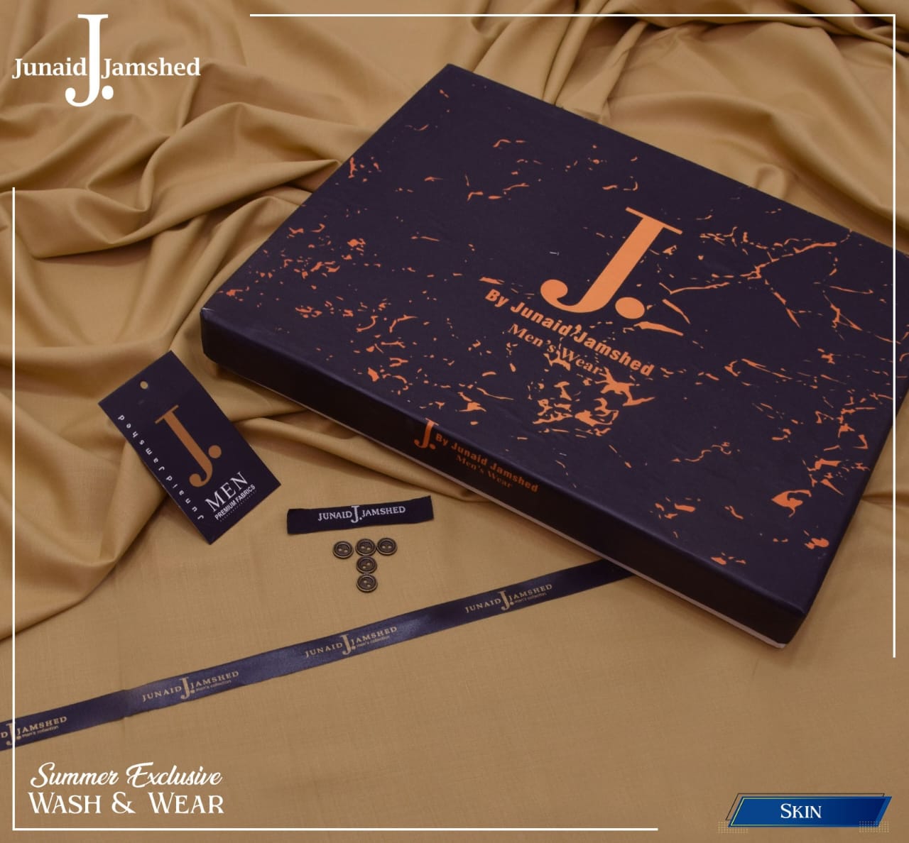 J• (MEN) WASH & WEAR – Premium Men’s Shirt Fabric