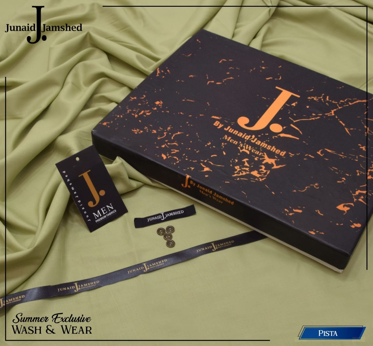 J• (MEN) WASH & WEAR – Premium Men’s Shirt Fabric