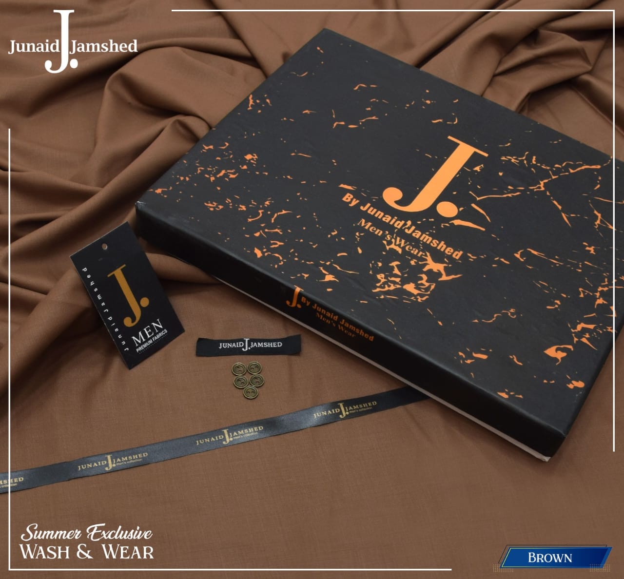 J• (MEN) WASH & WEAR – Premium Men’s Shirt Fabric