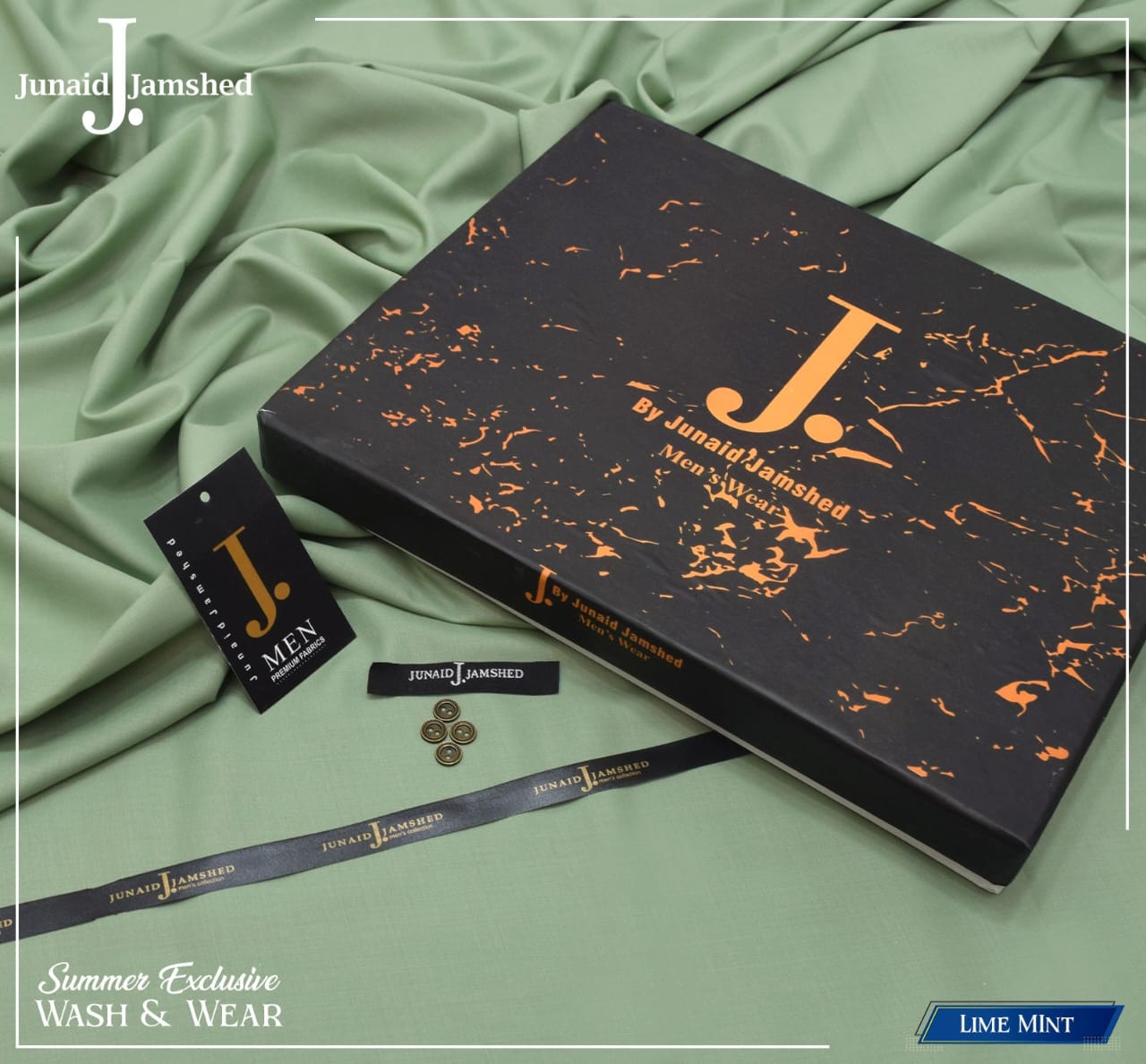 J• (MEN) WASH & WEAR – Premium Men’s Shirt Fabric