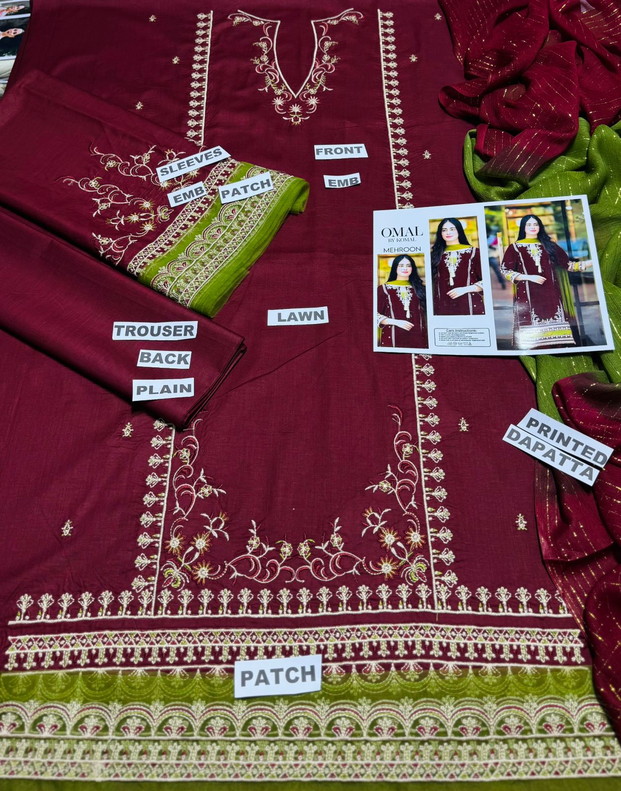 OMAL BY KOMAL (LAWN) – Elegant Lawn Collection