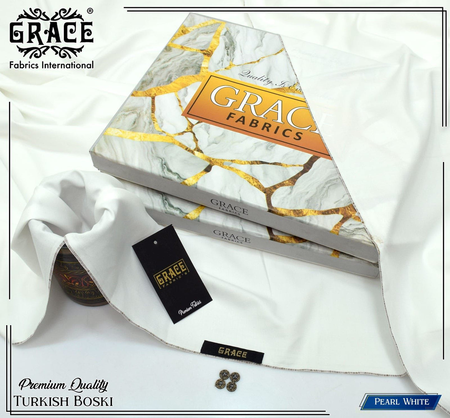 TURKISH BOSKI by GRACE FABRICS – Premium Unstitched Four Seasons Fabric
