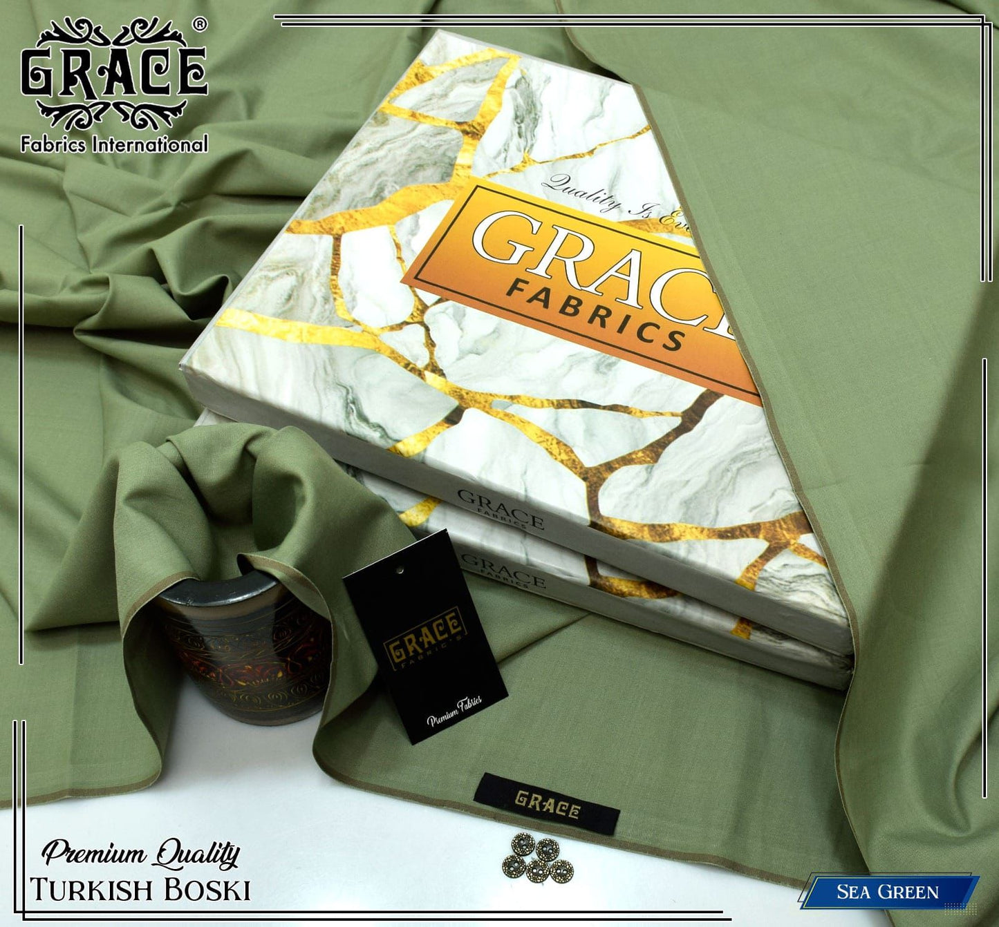 TURKISH BOSKI by GRACE FABRICS – Premium Unstitched Four Seasons Fabric