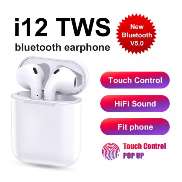 i12 TWS Bluetooth Earbuds