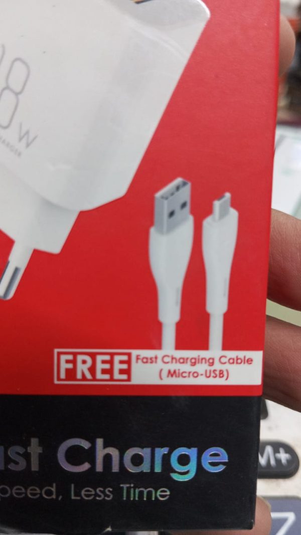 Itel 18W QC3.0 Fast Charge Adapter with Micro USB Cable