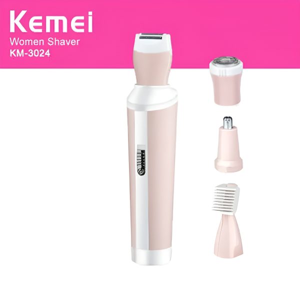 Kemei 4-in-1 Rechargeable Hair Remover