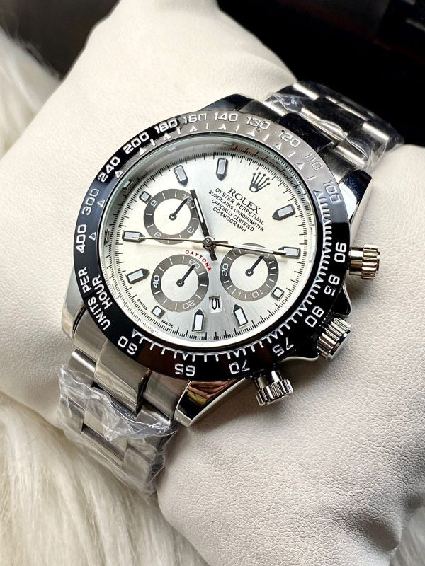 Rolex Daytona Rotating Bezel Quartz Watch for Men