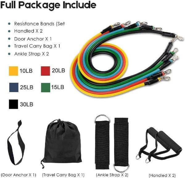 11 Piece Power Resistance Band