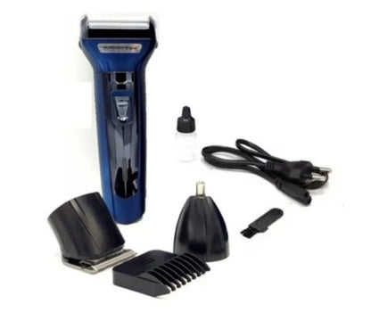 Kemei KM-6330, a versatile 3-in-1 rechargeable shaving machine
