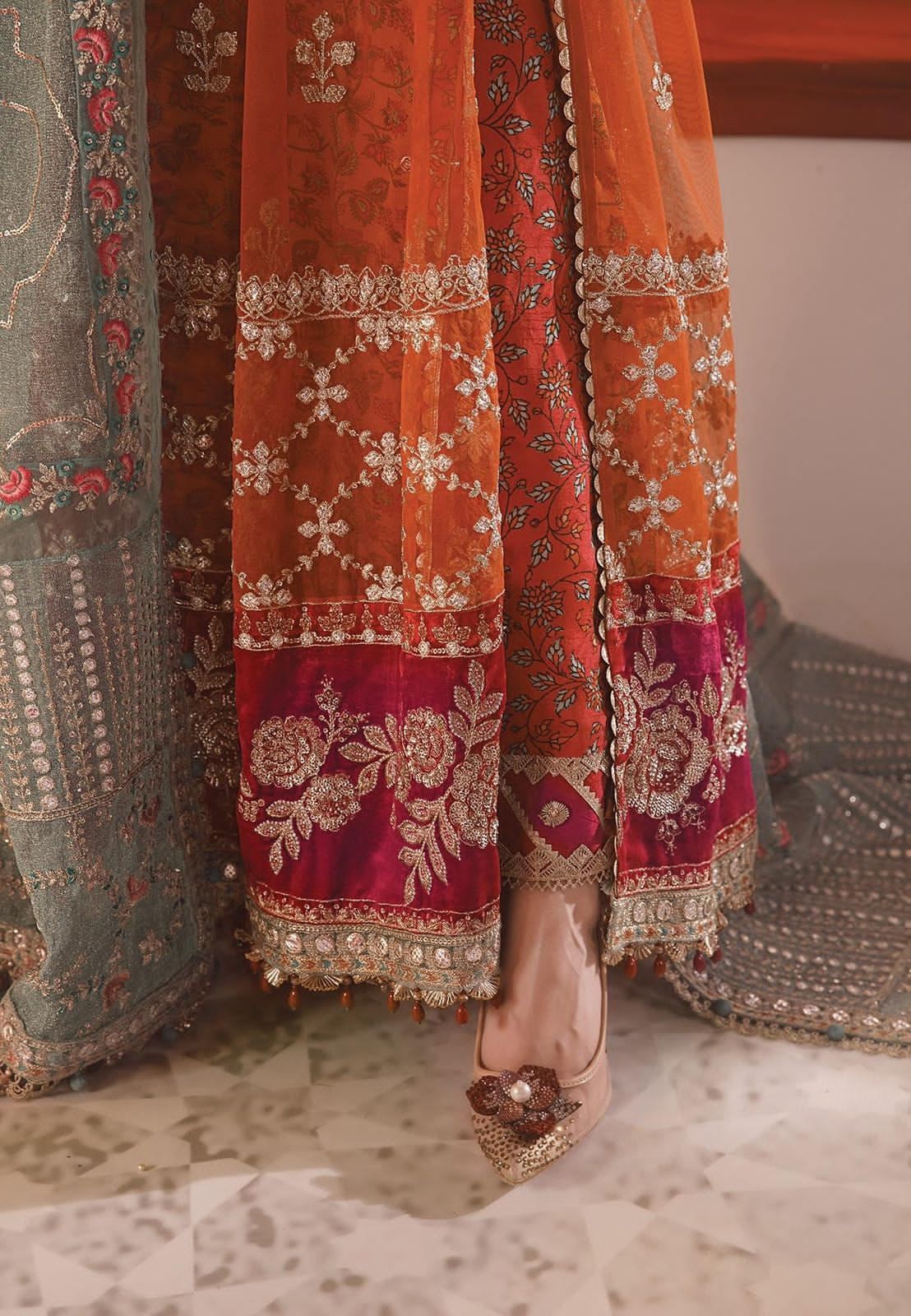 MARIA.B (PREMIUM SILK) – Luxury 3 Piece Suit
