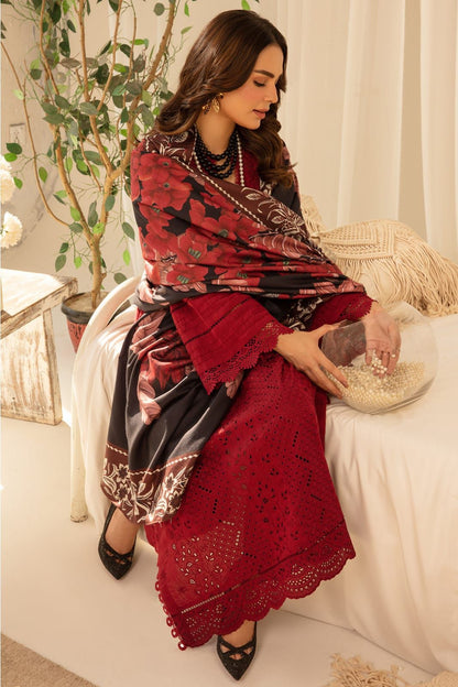 URGE – Elegant 3 Pc Embroidered Lawn Suit