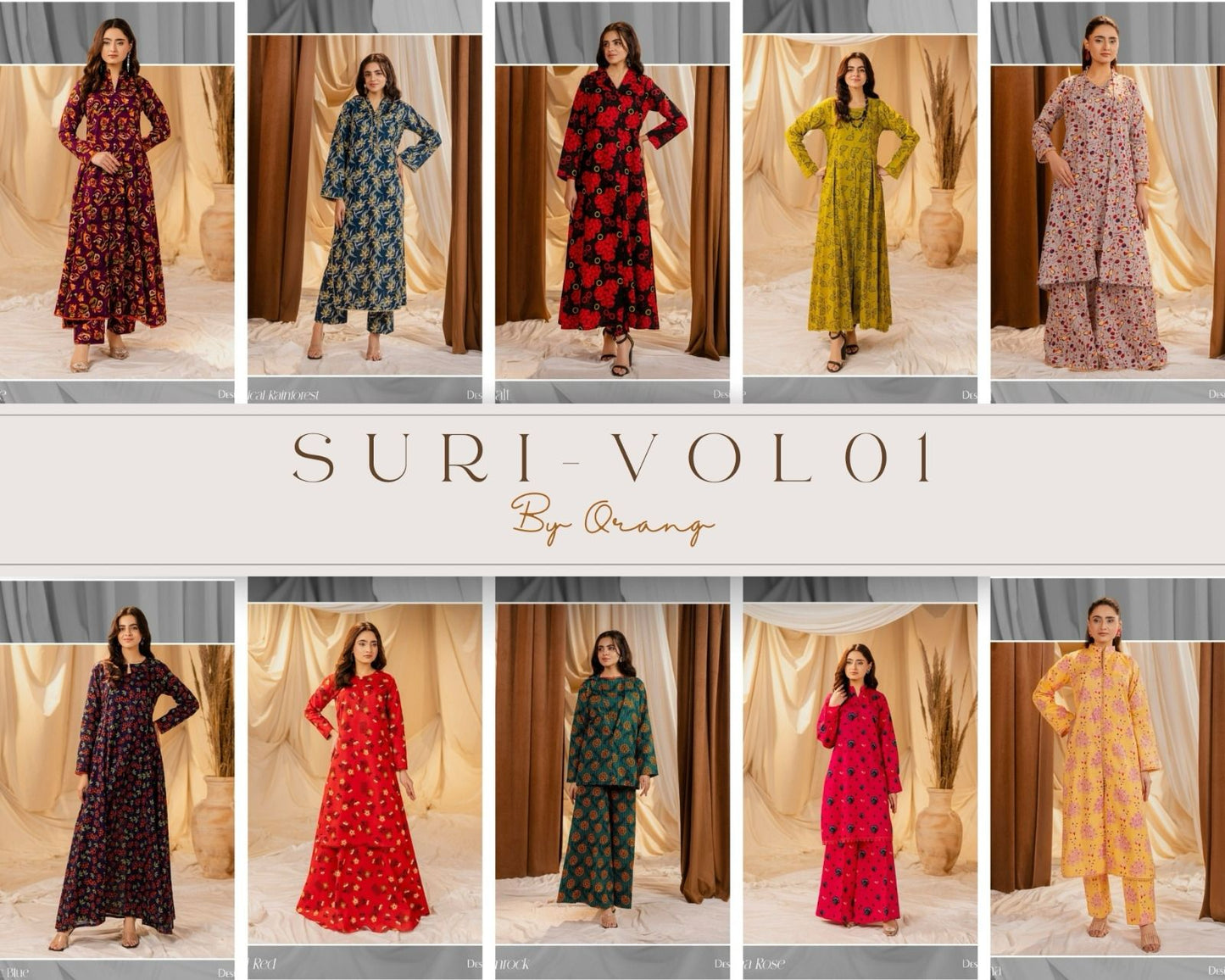 SURI by ORANG – 2 Pc Swiss Lawn Summer Suit