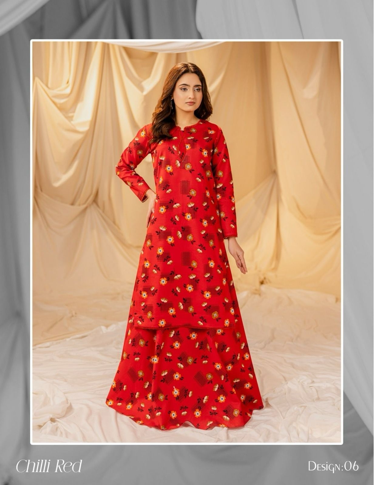 SURI by ORANG – 2 Pc Swiss Lawn Summer Suit