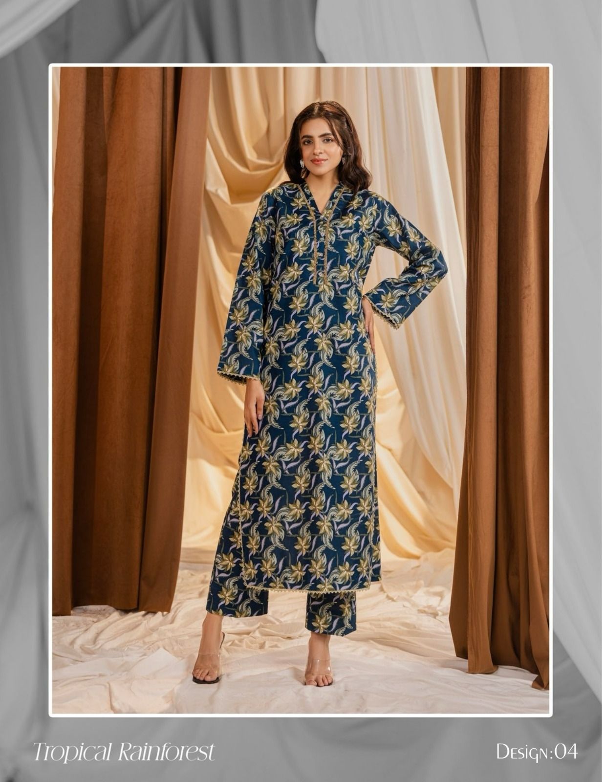 SURI by ORANG – 2 Pc Swiss Lawn Summer Suit