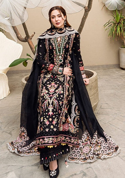 QALAMKAR – Premium 3-Piece Embroidered Lawn Suit