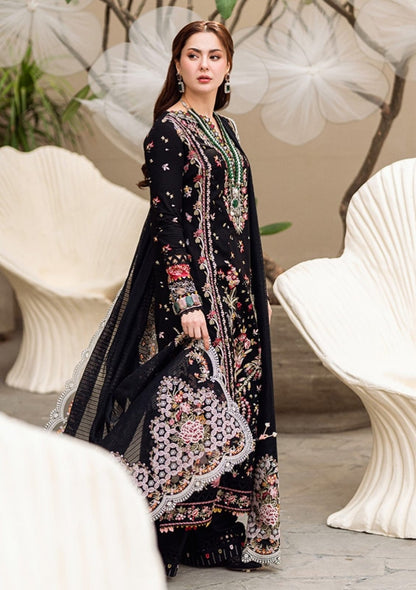 QALAMKAR – Premium 3-Piece Embroidered Lawn Suit