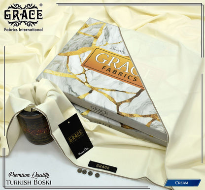 TURKISH BOSKI by GRACE FABRICS – Premium Unstitched Four Seasons Fabric