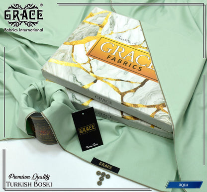 TURKISH BOSKI by GRACE FABRICS – Premium Unstitched Four Seasons Fabric