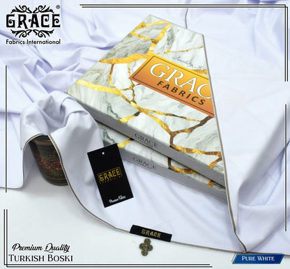 TURKISH BOSKI by GRACE FABRICS – Premium Unstitched Four Seasons Fabric