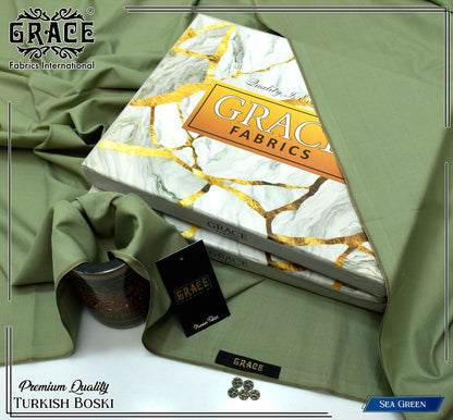 TURKISH BOSKI by GRACE FABRICS – Premium Unstitched Four Seasons Fabric