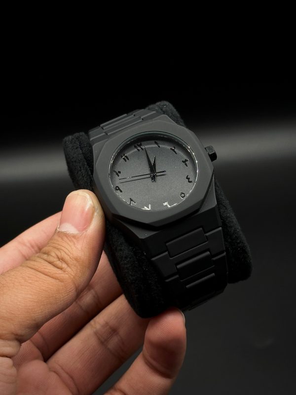 Black Aura Quartz Watch for Men