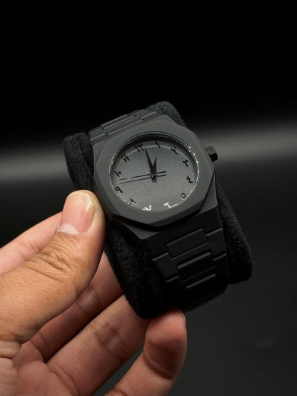 Black Aura Quartz Watch for Men