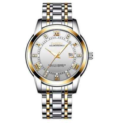 Fngeen 2081 Stainless Steel Stylish Men Quartz Watch
