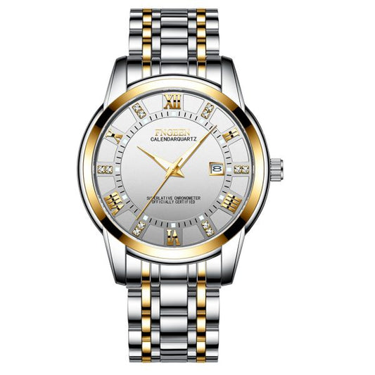 Fngeen 2081 Stainless Steel Stylish Men Quartz Watch
