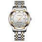 Fngeen 2081 Stainless Steel Stylish Men Quartz Watch