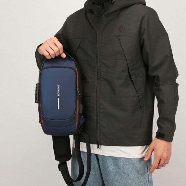 Men Anti Theft Chest Bag