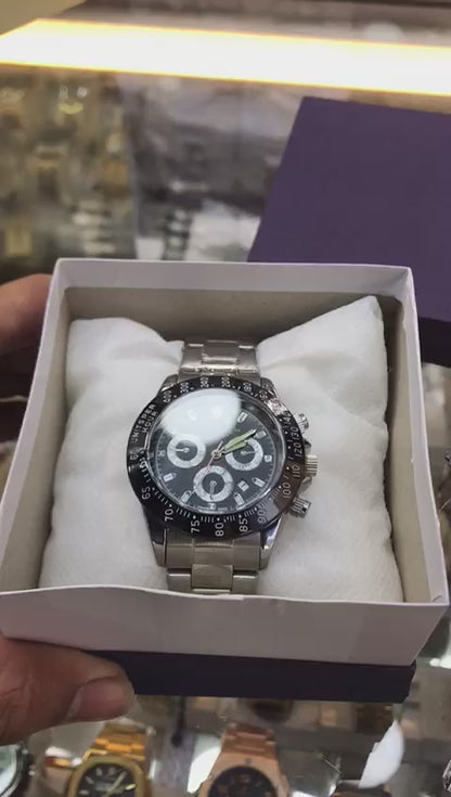 Rolex Daytona Rotating Bezel Quartz Watch for Men