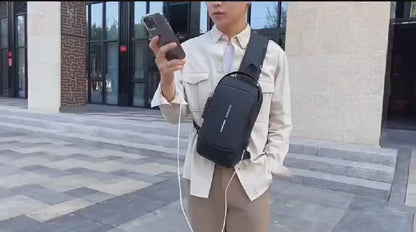 Men Anti Theft Chest Bag