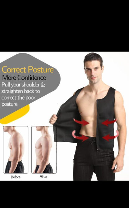 Seamless Men Body Shaper Vest