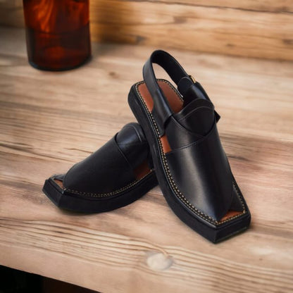 Capptan Sandal Black