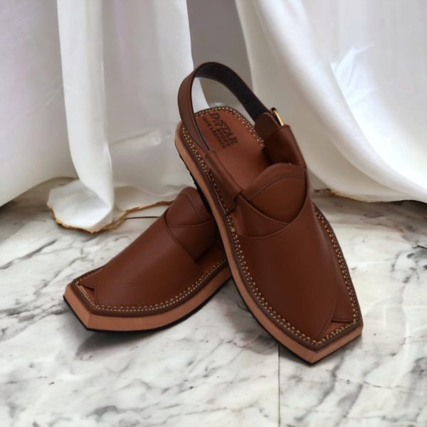 Brown Leather Shoes Kheri