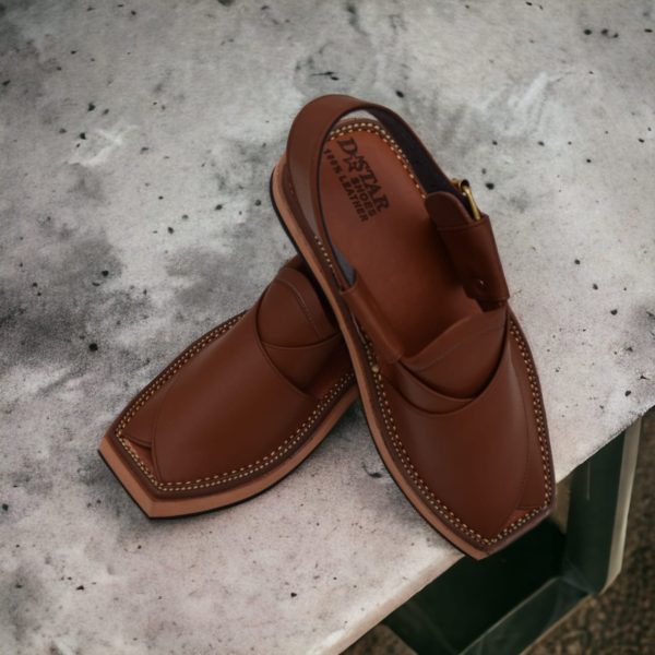 Brown Leather Shoes Kheri